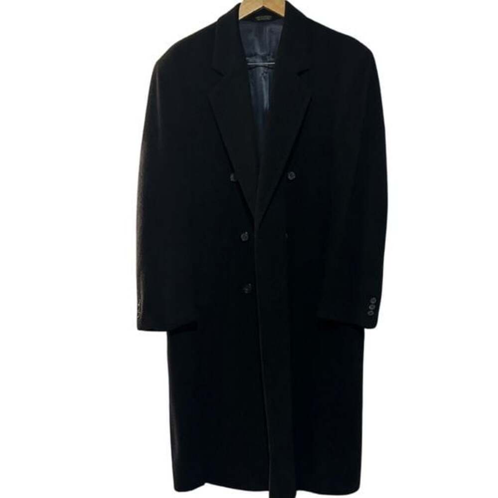 Black Double-Breasted Coat